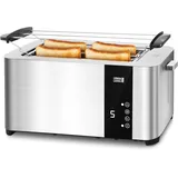 Lebenlang Langschlitz Toaster Silber