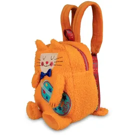 Oilily Musica Cat Guitar Backpack Yam Orange