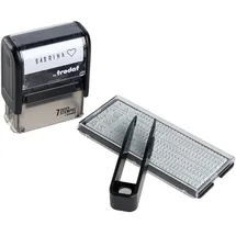 Trodat 7 Sachen Stempel DIY-Markierstempel (37x14 mm,