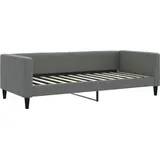 vidaXL Tagesbett Dunkelgrau 90x200 cm Stoff