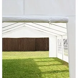 TOOLPORT Partyzelt 5 x 10 m grau/weiß