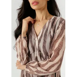 Aniston SELECTED Tunikakleid mit fantasievollem Animalprint allover Gr. 40 - N-Gr, braun-camel-beige-schwarz, , 56929860-40 N-Gr