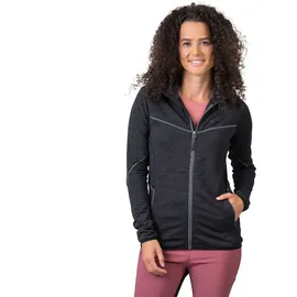Hannah Dagnys Hoody Fleece Mit Durchgehendem Reißverschluss - Anthracite Mel - 40