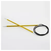 KnitPro Rundstricknadeln Rundstricknadel Zing Länge 60 cm, Jede Stärke in einer anderen Farbe