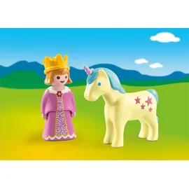 Playmobil 1.2.3 Prinzessin mit Einhorn 70127