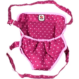 Bayer Chic 2000 Puppentrage Dots Brombeere lila 2000