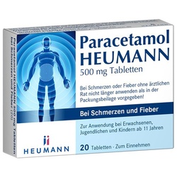 Paracetamol HEUMANN 500 mg Tabletten bei Schmerzen und Fieber