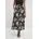 Viscose Kurzer Rock Black Mixed XL