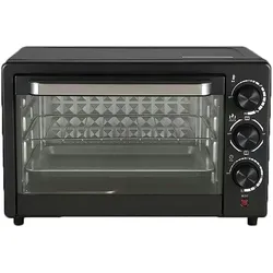 Mini-Elektro-Backofen 22L 800W Schwarz