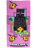 Minecraft Badetuch 70 x 140 cm mehrfarbig