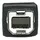 Manhattan USB-A auf USB-B 0,5 m Schwarz