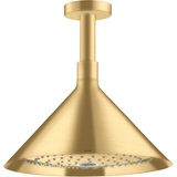 Hansgrohe Axor Kopfbrause mit Deckenanschluss brushed gold optic