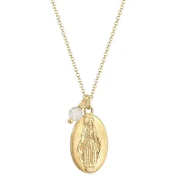 Elli Marienbild Glaube Faith Labradorit 925 Silber 45 Damen 