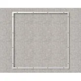 Hörmann EcoStar Bodenrahmen für "euroline" Esd 6 / Efd 6 Gerätehäuser,silber,214 x 262 cm