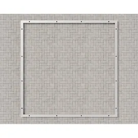 Hörmann EcoStar Bodenrahmen für "euroline" Esd 6 / Efd 6 Gerätehäuser,silber,214 x 262 cm