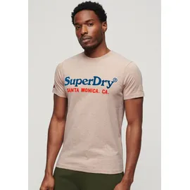 Superdry Kurzarmshirt »SD-VENUE DUO LOGO T SHIRT«, Gr. L, lavin beige, , 61824763-L