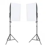 vidaXL Fotostudio-Set mit Beleuchtung und Hintergrund