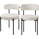 2/4/6er Set Esszimmerstühle Wohnzimmerstühle Küchenstühle Rückenlehne Stoff