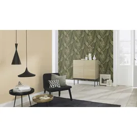 Rasch Textil Rasch Vliestapete African Queen III Blätter Dunkelgrün 10,05 x 0,53 m