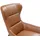 vente-unique Sessel DINNIA Leder 69 x 71 x 70 cm Khaki