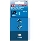 Prym 673132 Werkzeug Nieten, Set, blau, Ø 9 mm