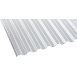 Gutta Polycarbonat-Wellplatte Trapez 76/18 450 x 95 cm 1,4 mm klar