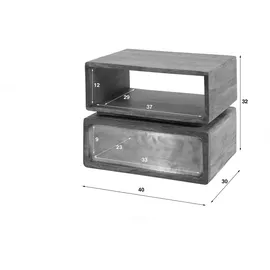 KAWOLA Hängenachtschrank Brasy 1 x 1 x 1 cm Beige