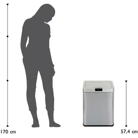 Echtwerk Square 48 l silver