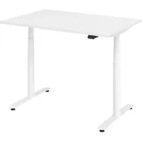 Bümö Schreibtisch, Weiß, Weiß, Nachbildung, Rechteckig, 80x72x120 cm, FSC