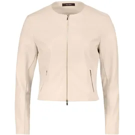 Vera Mont Blazer-Jacke mit Reißverschluss in beige - Gr.: 38