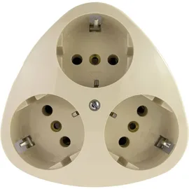 Kopp Schuko-Steckdose 3-fach Weiß