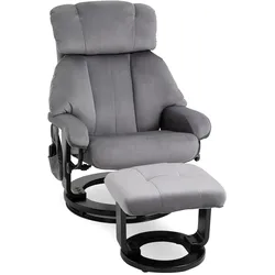 HOMCOM Massagestuhl Polyester, Schaumstoff, Holz, Metall