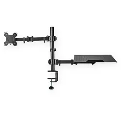 Nedis Schreibtisch Monitorhalterung Notebook | 1 Bildschirm | 15 - 32 " | 75x75 / 100x100 | Interaktiv