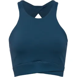 Nike BH Damen in armory navy-armory navy-white, Größe L - blau