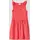 s.Oliver Kleid im Fabric-Mix mit Stickerei, – pink - 98