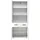INOSIGN Skara Hochschrank 76 x 35 x 180 weiß
