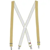 LINDENMANN Krawatte Hosenträger LINDENMANN X-Form beige
