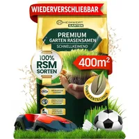 HEIMwert Rasensamen schnellkeimend Sommer Turbo 10 kg/400 m2 -