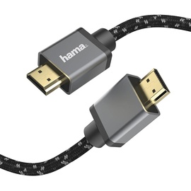 Hama HDMI-Kabel 1 m HDMI Typ A (Standard) Schwarz