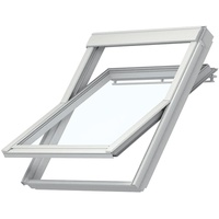 VELUX Dachfenster Schwing-Fenster Kunststoff VU Y35 0074, THERMO Verglasung, Polyurethan/Alu, 65 x 124 cm