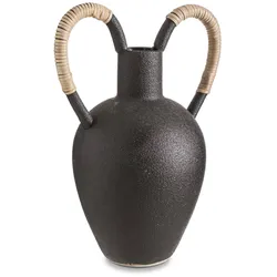 Vase Nairobi 27,5 cm Steinzeug Schwarz