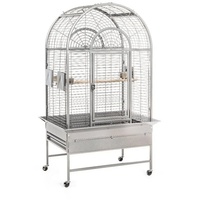 Montana Cages Vogelkäfig New Jersey - Platinum, ca. 94 x 72 x 160 cm grau