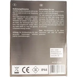 EGB LED-Lichterkette Eiszapfen 6 m Weiß