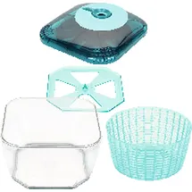 Genius Nicer Dicer Chef Salatschleuder 5,2 Liter 4-tlg.