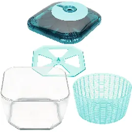 Genius Nicer Dicer Chef Salatschleuder 5,2 Liter 4-tlg.