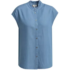Milano Italy Kurzarmbluse blau 42