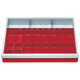 Bedrunka+Hirth Schubladeneinsatz Kunststoff 680 mm transparent