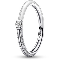 Pandora 192528C02 Silberring für Damen Pavé & Weiß, 56/17,8