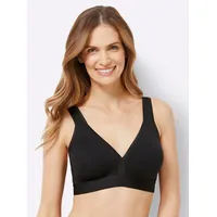 NATURANA BH Athleisure Soft Bra Schwarz Baumwolle D 80