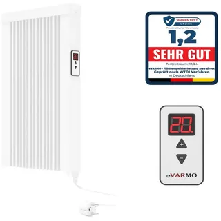 Evarmo Elektroheizung areo direct Flächenspeicherheizung 650 Watt - simples Thermostat - Appsteuerung ohne Zusatzhardware möglich von eVARMO